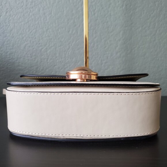 Vanessa Bruno Small Romy Flap Olive/Ivory - Picture 8 of 11